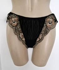 Women's Lace Black Knickers Panties Briefs