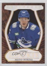 2023-24 Upper Deck Artifacts Rookies Leather Akito Hirose #181 0b1f