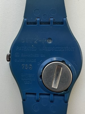 1984 Swatch 12 Flags GS101 Summer blue Nautical Flags, Original
