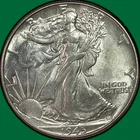 1945 Walking Liberty Half Dollar Choice Almost Uncirculated AU+ Coin #40223