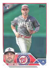 2023 Topps Update Series Jake Alu #US25 Nationals