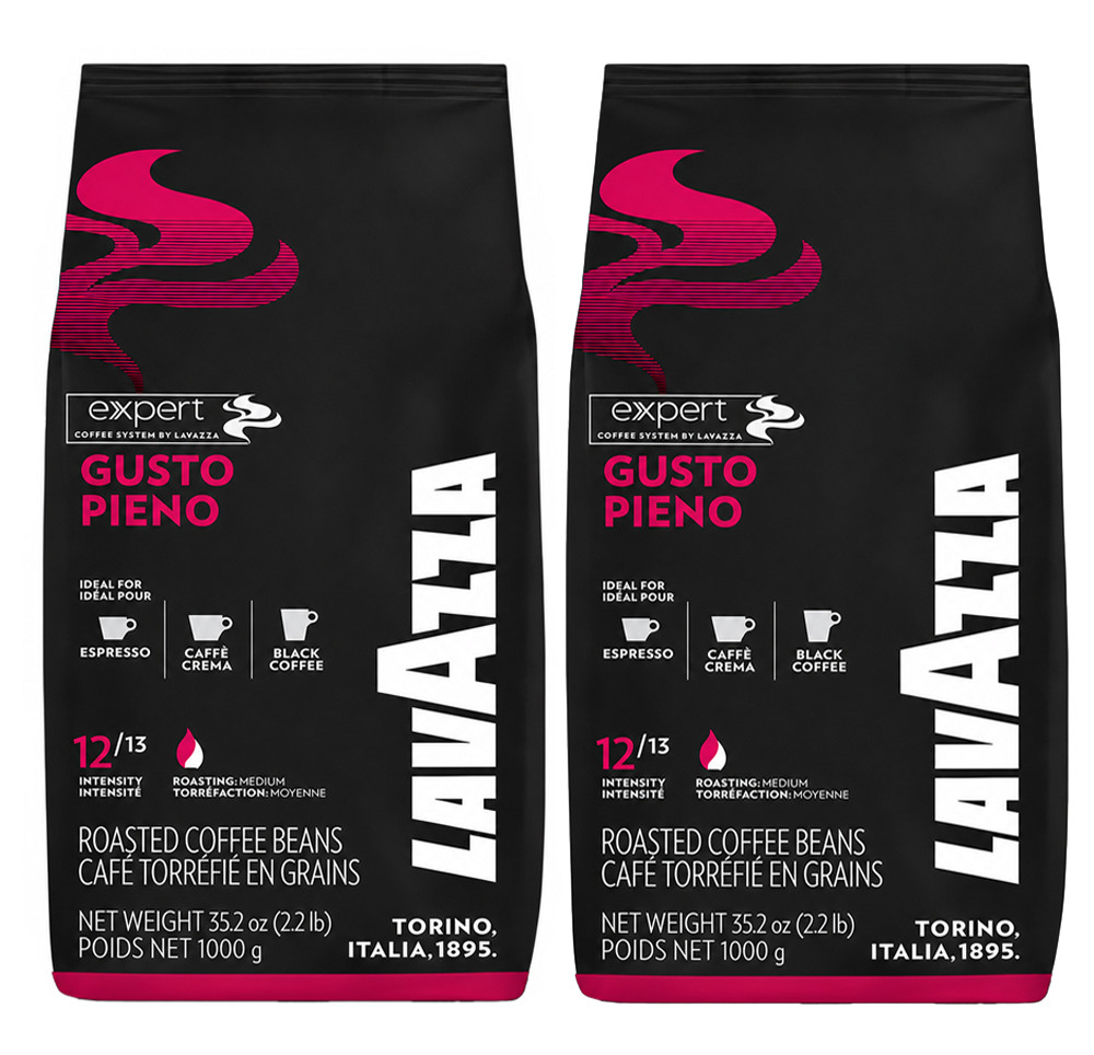 6 x Lavazza Expert Gusto Pieno 1Kg Coffee Beans - Image 3