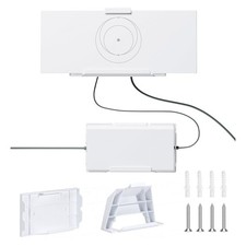 Router Wall Mount for Starlink Gen 3 with Power Supply Holder Bracket White