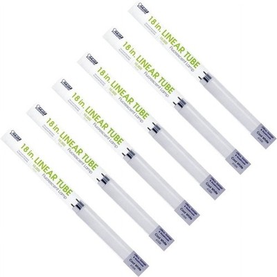 Case of 6 - Feit Electric 18'' Tube 15W Fluorescent Lamp T8 Light Bulb - F15T8/CW