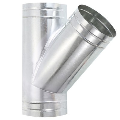 6'' 3-Wege-Luftkanalverteiler, Y-Verbinder Abgasrohr Adapter Verbindungsstück