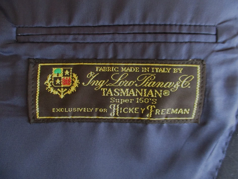 Casaco esportivo HICKEY FREEMAN Gold Label azul loro piana blazer lã 44 R masculino - Imagem 4 de 4