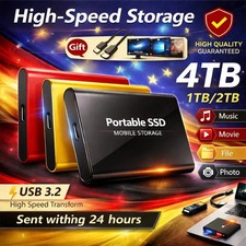 Ultra-Thin External Hard Drive 1TB/16TB High-Performance SSD Original hard drive