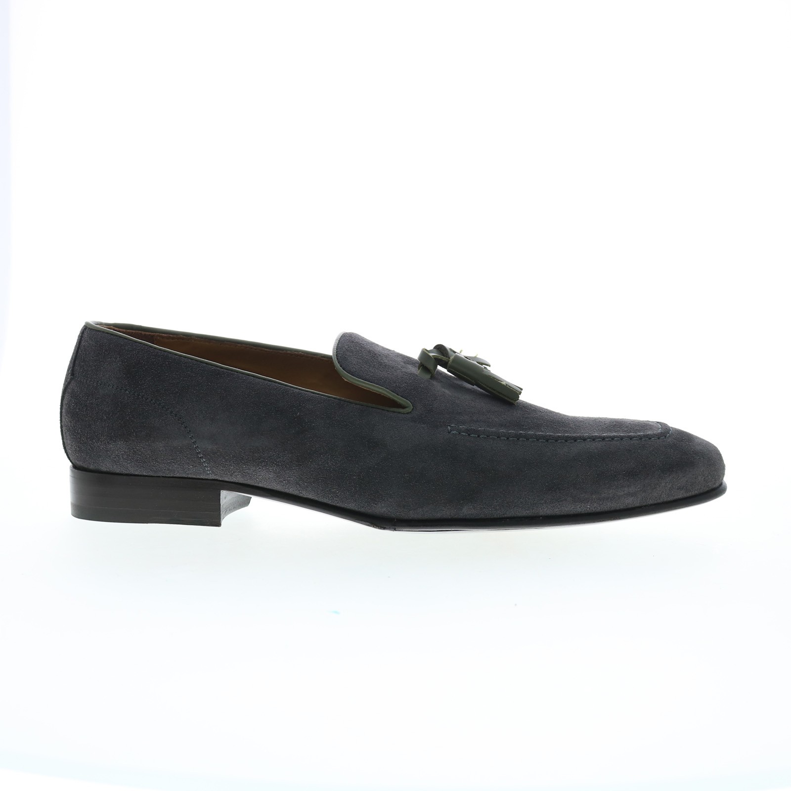 Pastori by Di Bianco Zeno Suede Mens Gray Loafers - Slip Ons Casual Shoes 115 35690₽