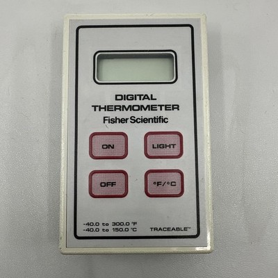 Fisher Scientific Digital Thermometer NIST -40.0 To 300.0 Degrees F, Traceable