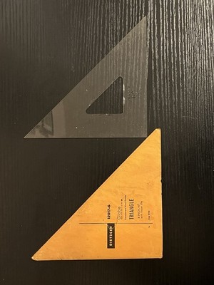 Dietzgen Drafting Triangles Model 12017-6 Globe Triangle 6-inch 45-degree Angle