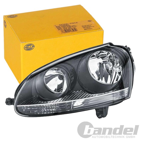 Hella Hauptscheinwerfer Links Passend FüR Vw Golf V Jetta Iii Ab Bj 2003-image