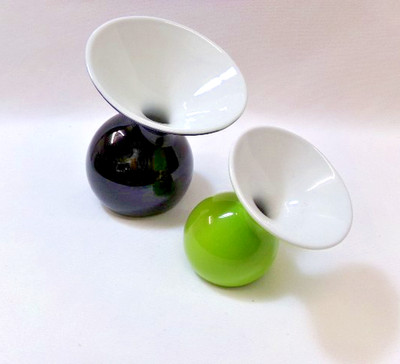 Asa Selektion - zwei kleine Blumenvasen - Höhe ca. 15 und 10,5 cm