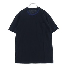 Chrome Hearts Neck Logo Print T-Shirt Black/Blue Size M Japan Import Unused