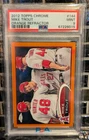 2012 Topps Chrome #144 Mike Trout Orange Refractor PSA 9 Mint