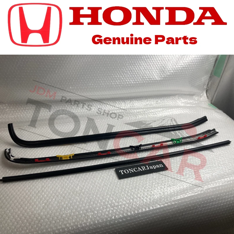 HONDA Genuine ACURA Integra DC1 DC2 93-01 Front Glass Windshield Molding Set - Imagem 2 de 4