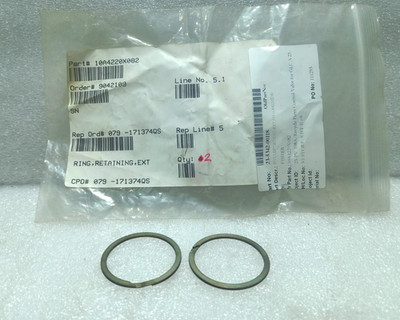 Fisher 10A4220X082 Sicherungsring 2 Stück Im Lot