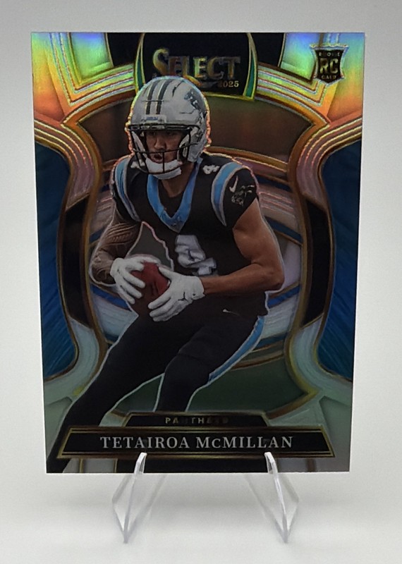 2025 Panini Select TETAIROA McMILLAN Concourse Silver Prizm RC #44 Panthers