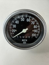 Stewart Warner Vintage 100 Mph Speedometer 1960s Stewart Warner Vintage 100 Mph Speedometer 1960s