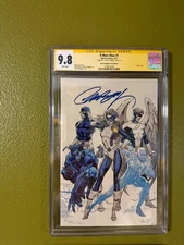X-Men Blue #1 J Scott Campbell Virgin Variant CGC SS 9.8 Signed by Campbell