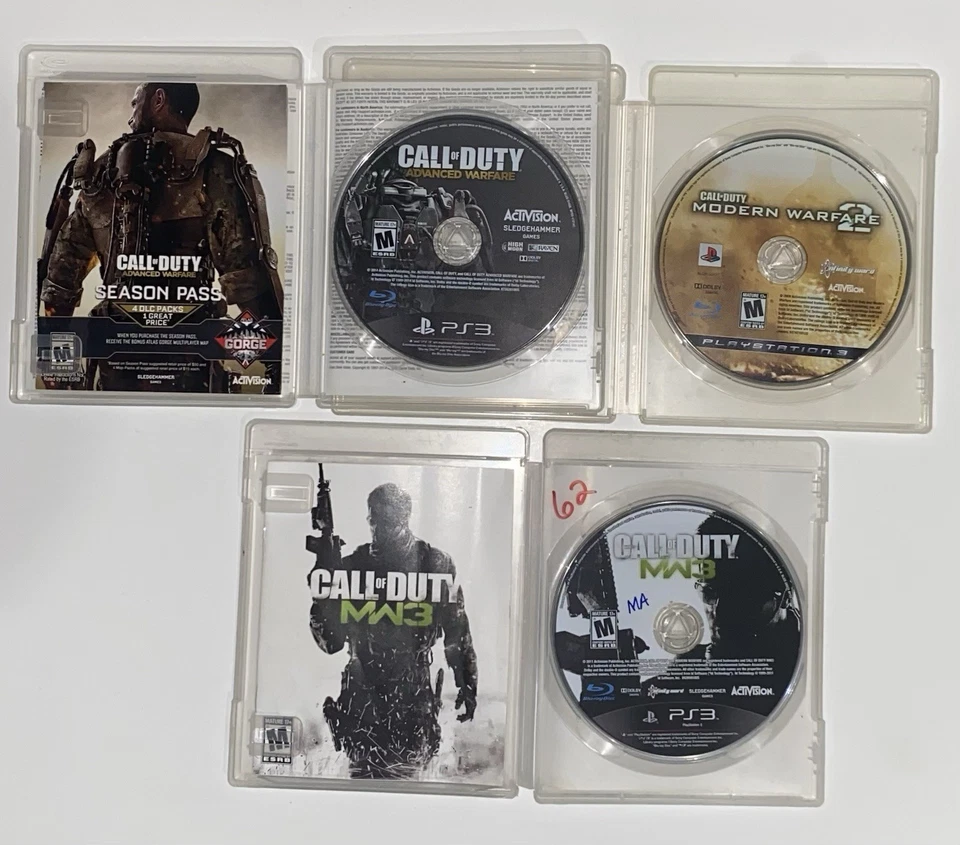 Sony PlayStation 3 PS3 Bundle Lot of 8 Games Call Of Duty, Uncharted & More - Image 3 of 4