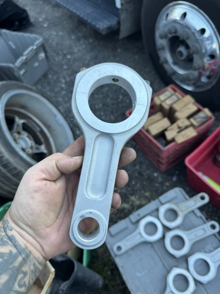 Varillas de conexión de aluminio Manley 7075 T-6 14004-8 Foto 2 de 4