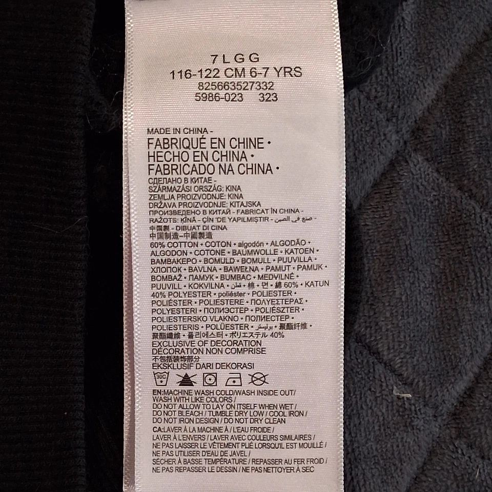 Sudadera con Capucha Hurley Niños Talla Grande 7 Pullover Sudadera con Capucha Color Arco Iris Logo Foto 3 de 4