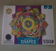 Paper House 550 Piece Mandala Shaped Jigsaw Puzzle