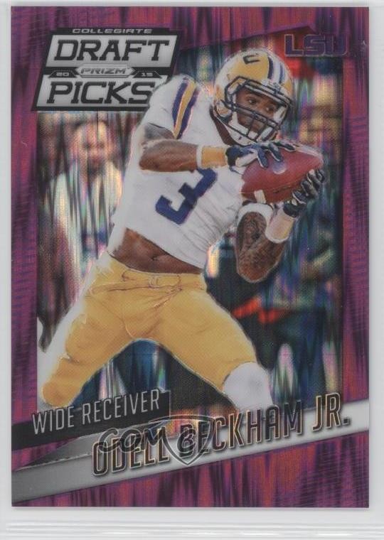 2015 Panini Prizm Collegiate Draft Picks Purple Flash 26/99 Odell Beckham Jr 0f8