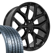 Oe Wheels Cv98b 26x10 Black Rims 29530r26 Uhp Tires Set 6x139.7 24et Oe Wheels Cv98b 26x10 Black Rims 29530r26 Uhp Tires Set 6x139.7 24et
