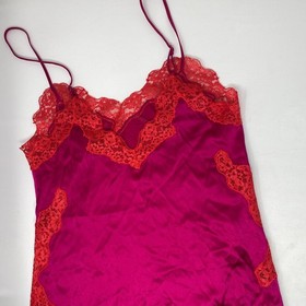 Agent Provocateur Novah Fuchsia Red Silk Slip AP3 Medium