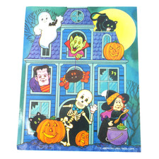 Vintage AGC American Greetings HALLOWEEN Haunted House Sticker Sheet - Rare