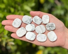 Mini Crystal Palm Stones BUY 2 GET 1 Free: Choose Gemstone (Natural Worry Stone)