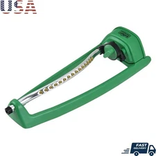 3000 sq ft Oscillating Sprinkler Adjustable Flow Durable Base Garden Hose Ready