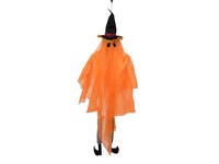 Europalms Halloween Figur Geist Mit Hexenhut, 150Cm