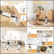 Multi-Purpose Steam Mop | Handheld Floor Cleaner for Tile & Hardwood