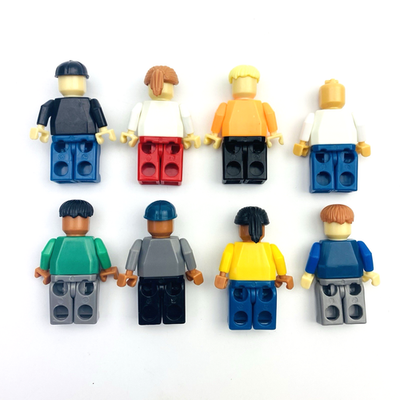 6 Knex Rare Mini Figures - Sawblade Thrill Ride 50085 - K'nex