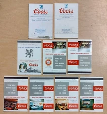 Lot ADOLPH COORS BEER COURTESY ROOM Matchbook Covers Golden Colorado CO Beverage