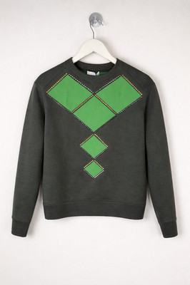 Versace Collection Relaxed Fit G34682A Sweatshirt mit Nieten und Rundhalsausschnitt Gr. XS