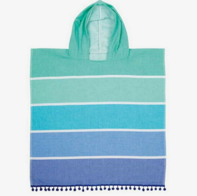 SunnyLIFE Fouta Kinder Kapuzenhandtuch Bademantel Poncho Handtuch 60x62 cm