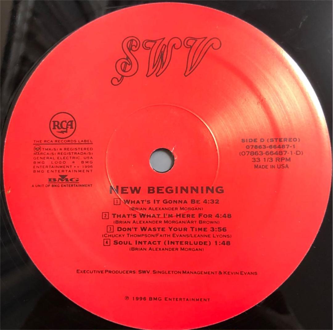 SWV / New Beginning 1996 US Original 2LP Vinyl RCA Record