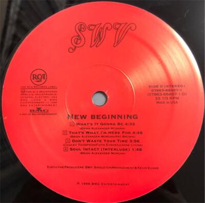 SWV / New Beginning 1996 US Original 2LP Vinyl RCA Record You're