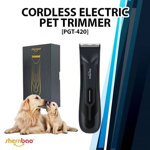 NEW Shernbao PGT420 Mini Trimmer Cat Dog Grooming Cordless Pet Clipper - AU