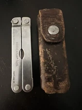 Vintage Leatherman PST Original Multi-Tool w/Leather Case Made in Portland, OR  