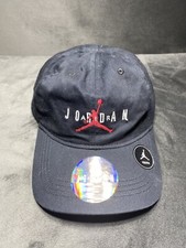 Jordan Hat Cap Snap Back Black Jumpman Basketball Athletic Boys Kids Youth NBA