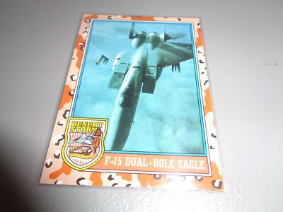 1991 Topps Desert Storm Series II Card #117 - F-15 Dual-Role Eagle