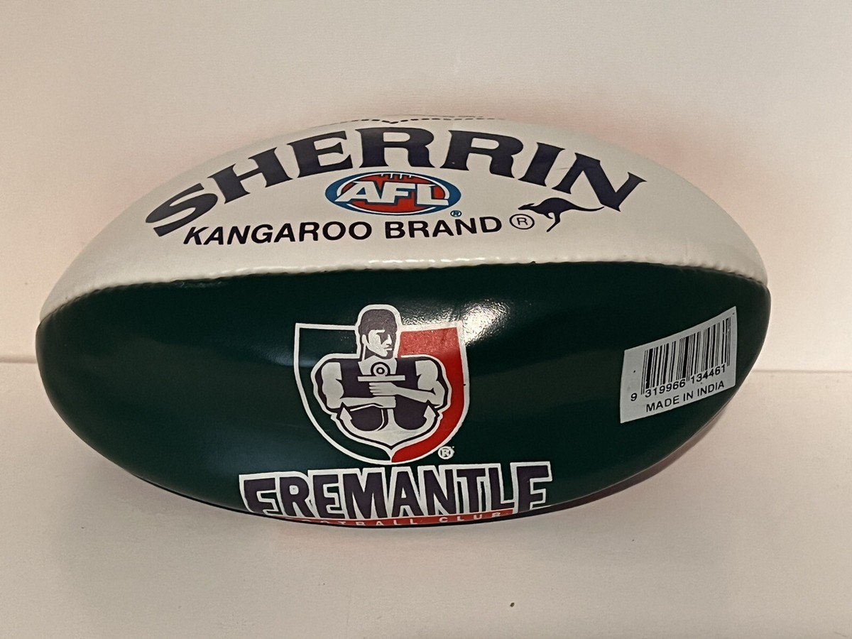 Sherrin AFL Kangaroo Brand Freemantle Football Club Ball | eBay Sherrin AFL Kangaroo Brand Freemantle Football Club Ball | eBay