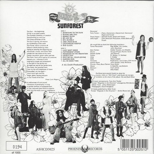 SUNFOREST - SOUND OF (LTD EDITION 0338 of 1000) - (new & sealed cd) ASHCD 3025 - Picture 2 of 2