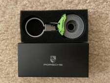 PORSCHE Keychain Green Brake Caliper 911 GT3 GT2 GT4 Spyder Key Ring Fob