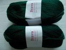 Knit Picks Brava Sport yarn, Hunter,  lot of 2 (273 yds each)