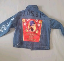 Classic Urban Tupac Jean Jacket. Xl . Cabin No. 7. Womens Denim